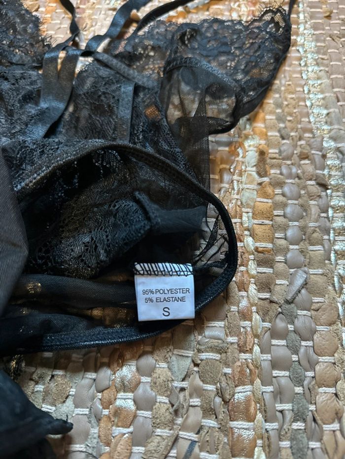 Body dentelle noire - Taille S - photo numéro 8