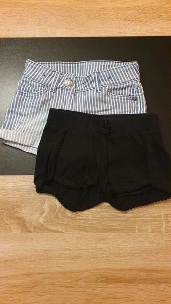 Lot de 2 shorts 92 cm
