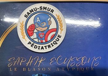 Écusson SAMU SMUR PÉDIATRIQUE 