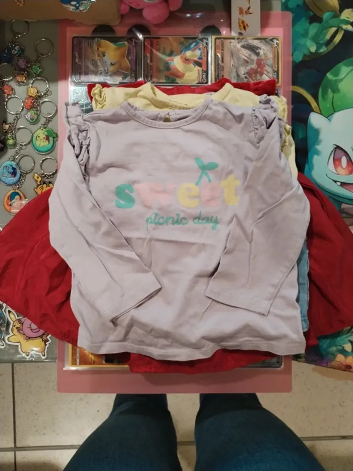 Lot de deux t-shirt 18 mois - photo numéro 2