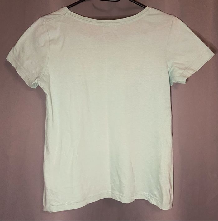 Tee-shirt »Tissaïa »bleu clair et petits oiseaux - photo numéro 2