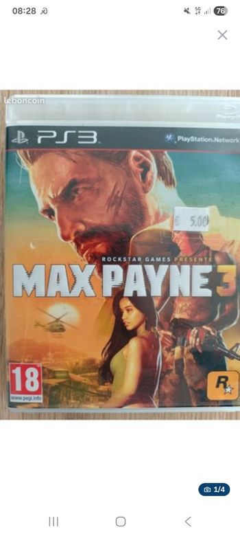 Max payne 3 PlayStation 3