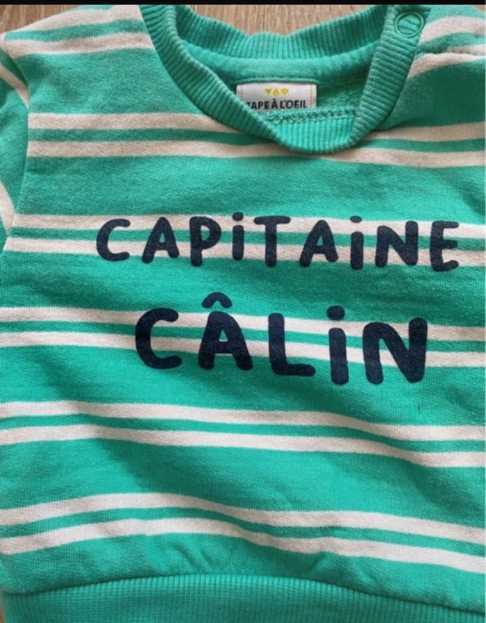 Lot de 3 Sweat bébé garçon 3 mois - photo numéro 2