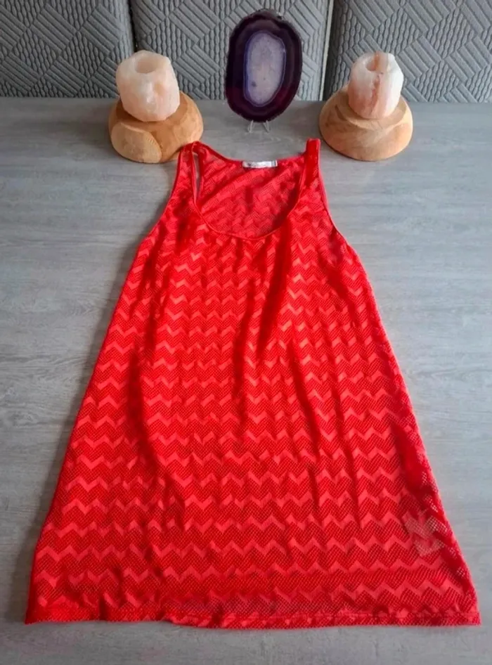 Top long rouge