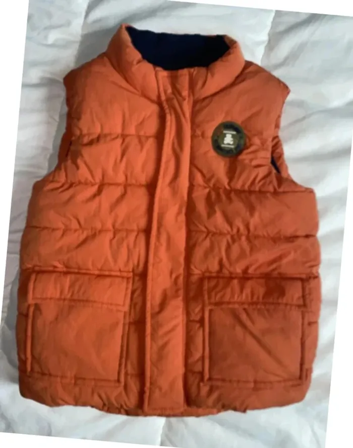 Manteau sans manche Lulu Castagnette 3 ans doublé polaire