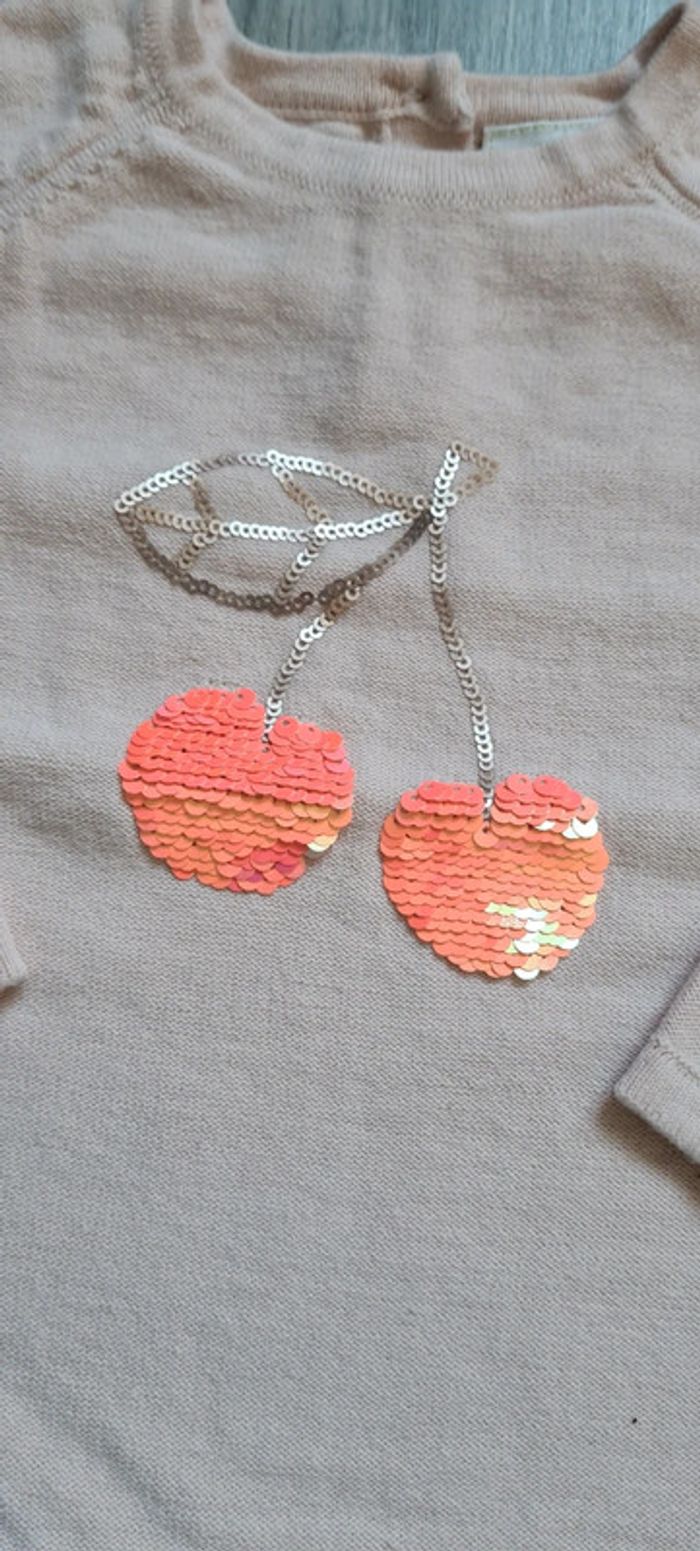 Pull cerises TAO 18 mois - photo numéro 2