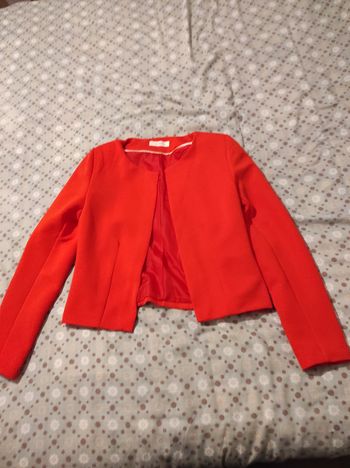 Blazer femme rouge 