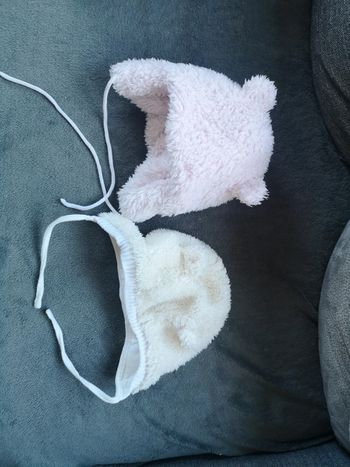 Lot bonnet fille 0/6 mois