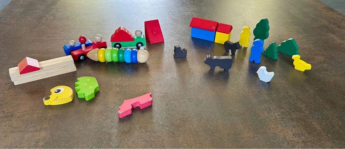 Lot jeux premiers âges en bois - photo numéro 6