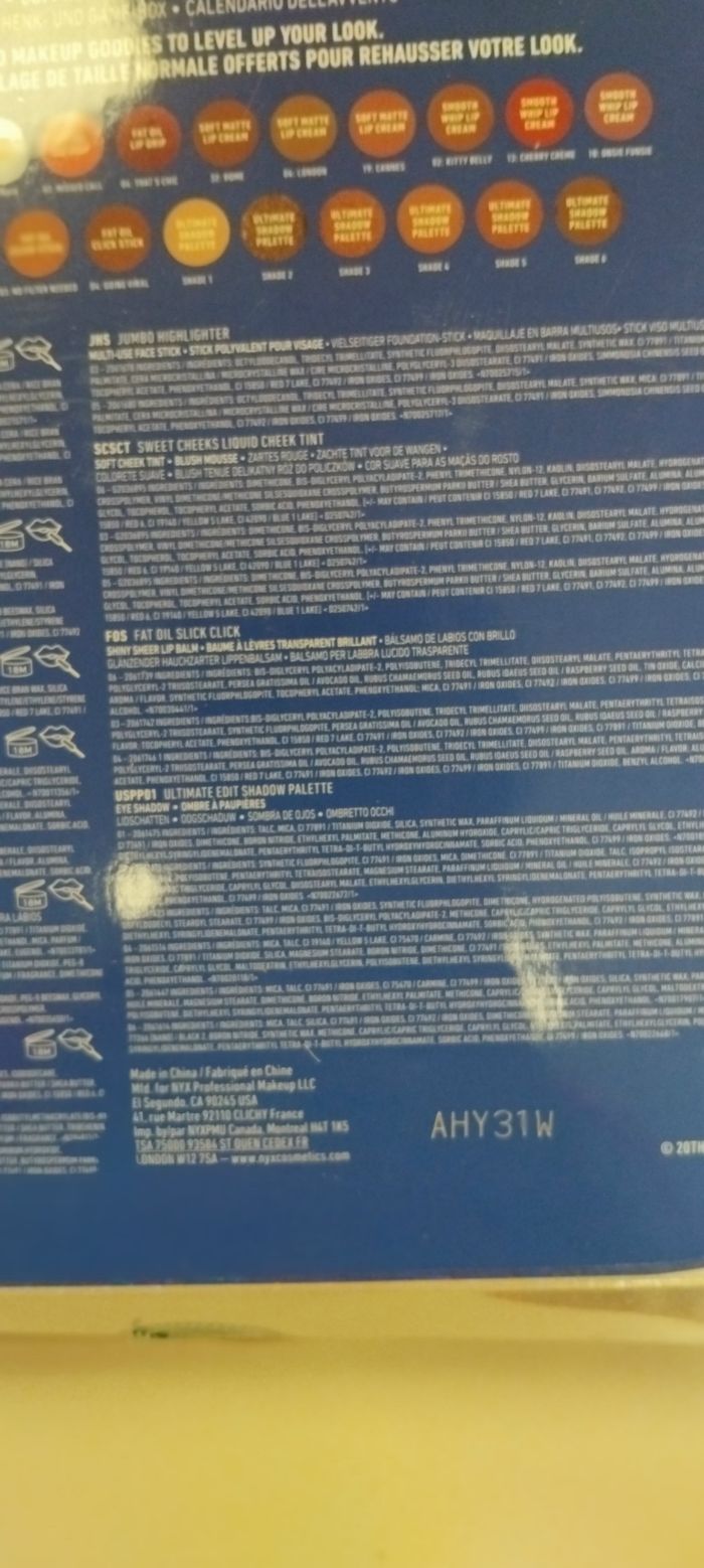 Calendrier eyeliner nyx - photo numéro 3