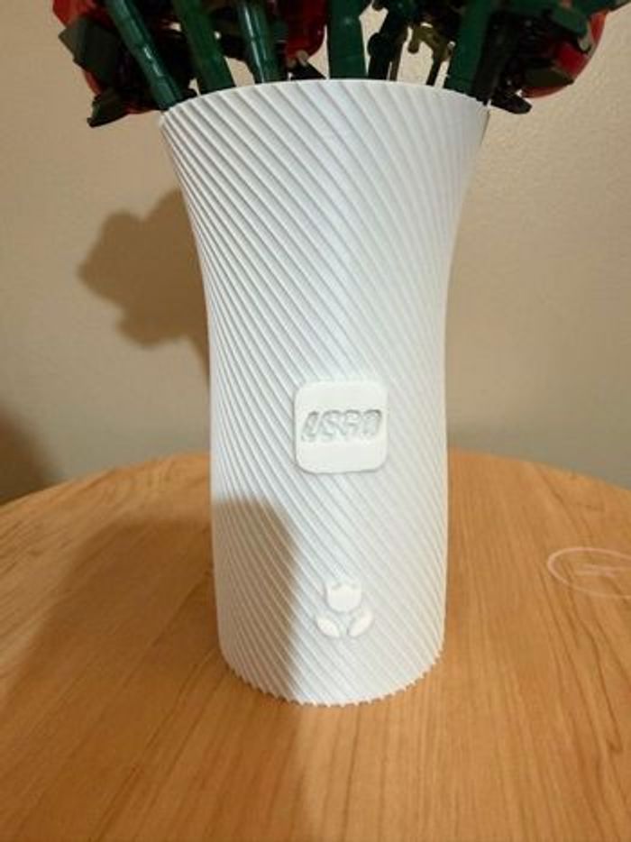 Vase inspiration lego idéal fleurs lego 3D - photo numéro 2