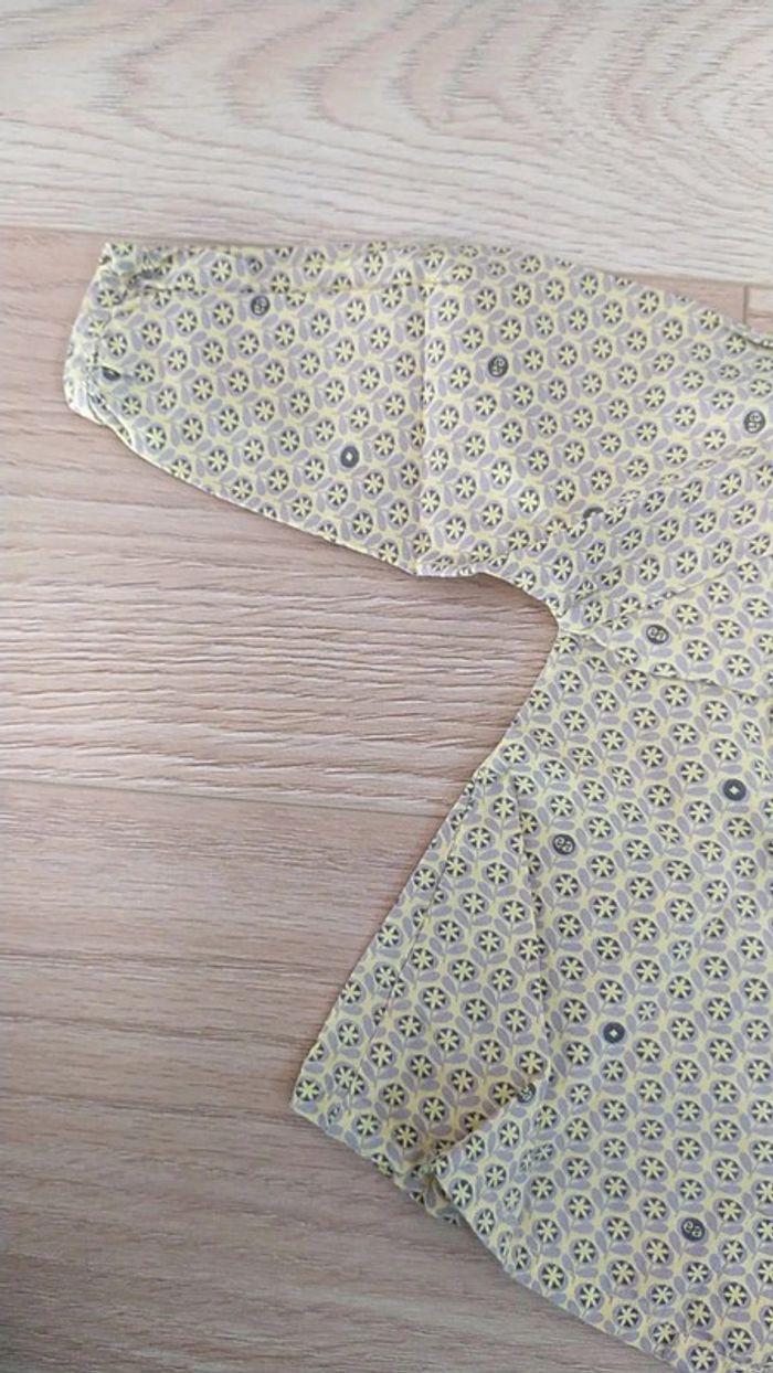 Chemisier manches longues jaune 3 mois - photo numéro 6