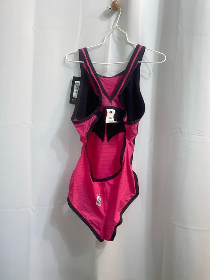 Maillot rose et noir 1 pièce Arena W Pwskin Carbon Duo Top Pink Peacok taille 38 neuf - n44h - photo numéro 2