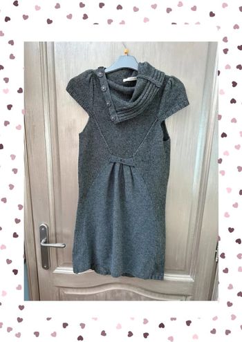 Robe en laine IKKS taille S grise