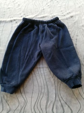 Pantatalon en sweat marine 18 mois mixte