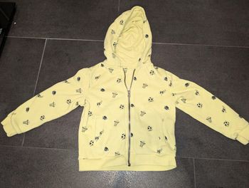 Gilet zippé à capuche garçon 6 ans