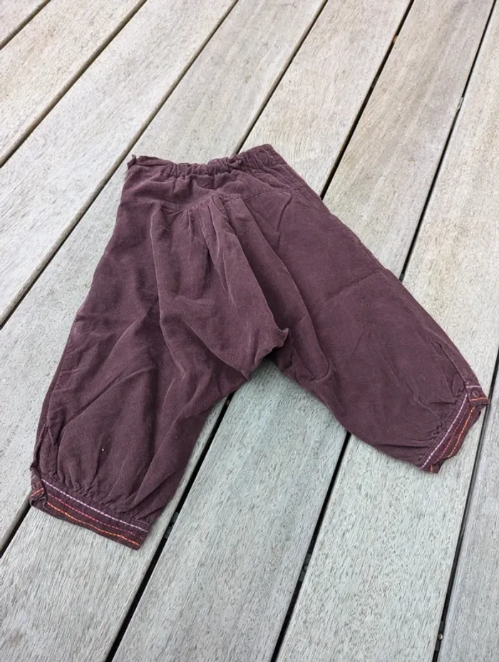 Pantalon velours sarouel orchestra 5 ans - photo numéro 3