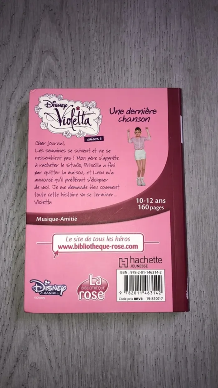 Livre Violetta Une dernière chanson TBE - photo numéro 2