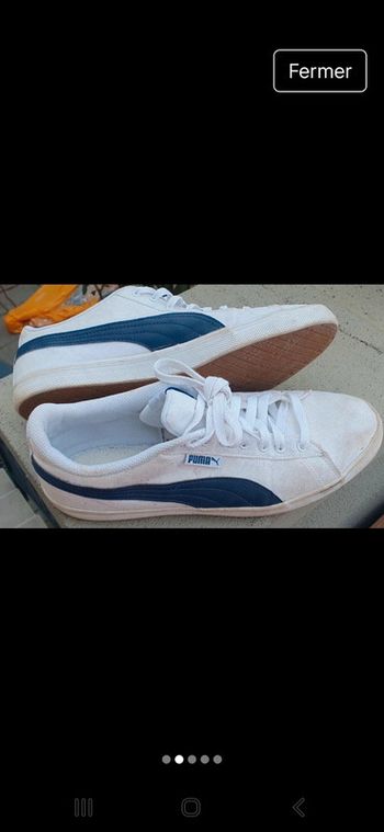Basket toile Puma