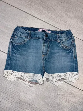 Short en jean dentelle gemo 3 ans neuf