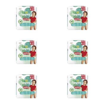 Lot de 144 Couches Pampers Harmonie Pants 15+kg Taille 6 Neuf