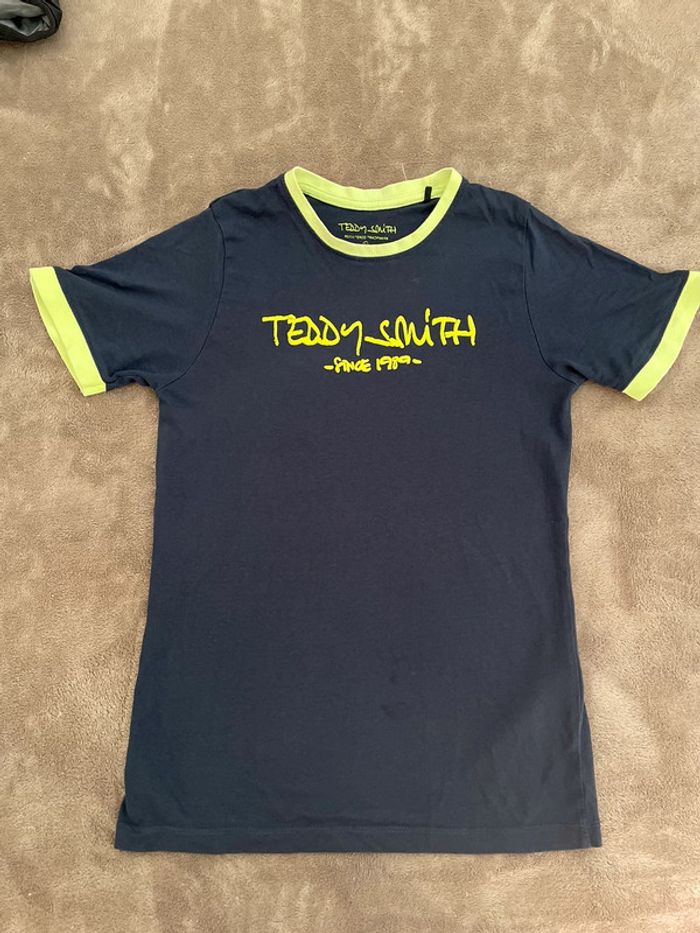 T-shirt Teddy Smith bleu 12 ans