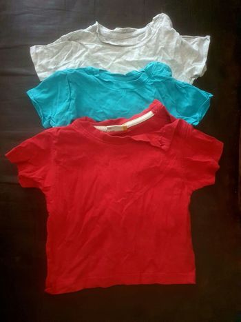 3 tee-shirts 18 mois