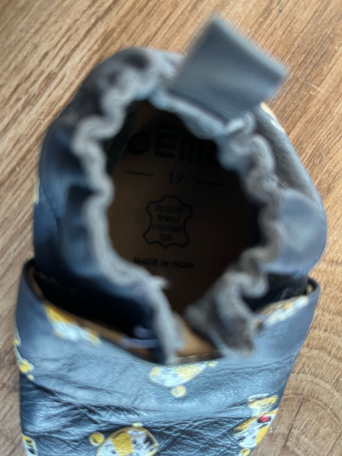 Chaussons cuir garçon - photo numéro 3