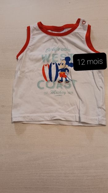 Débardeur 12 mois