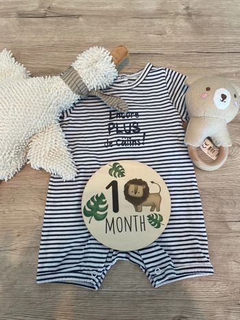 Combinaison barboteuse mixte 1 mois TAO