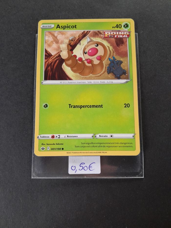 Carte Pokémon Aspicot 1/198