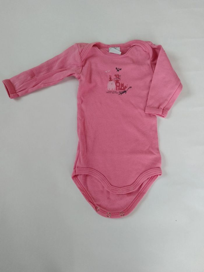 bodie body rose petit bateau fille 3 mois