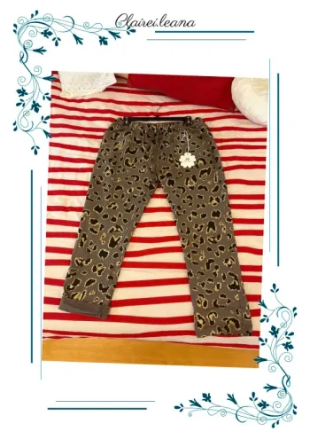 🛑 pantalon nylon gris dorée noir 🛑3XL