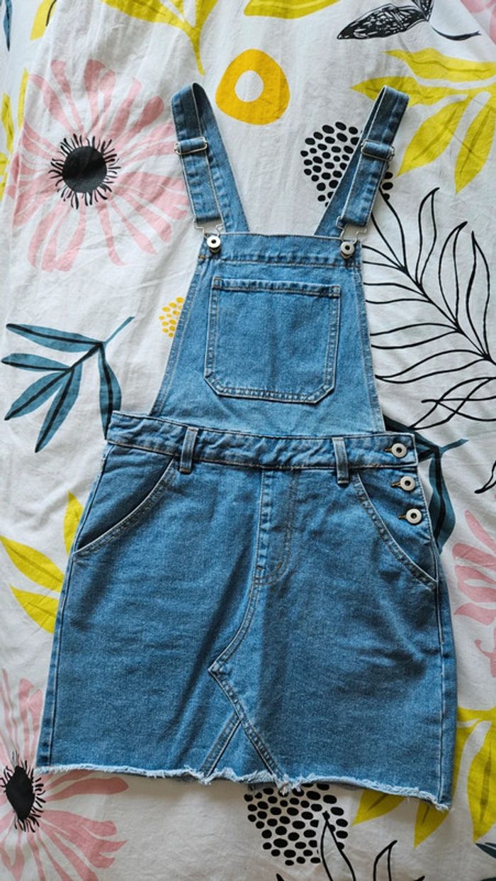 Robe salopette en jean, taille XS, Twintip - photo numéro 6