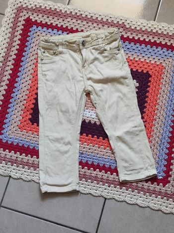 Jeans pantacourt 6 ans
