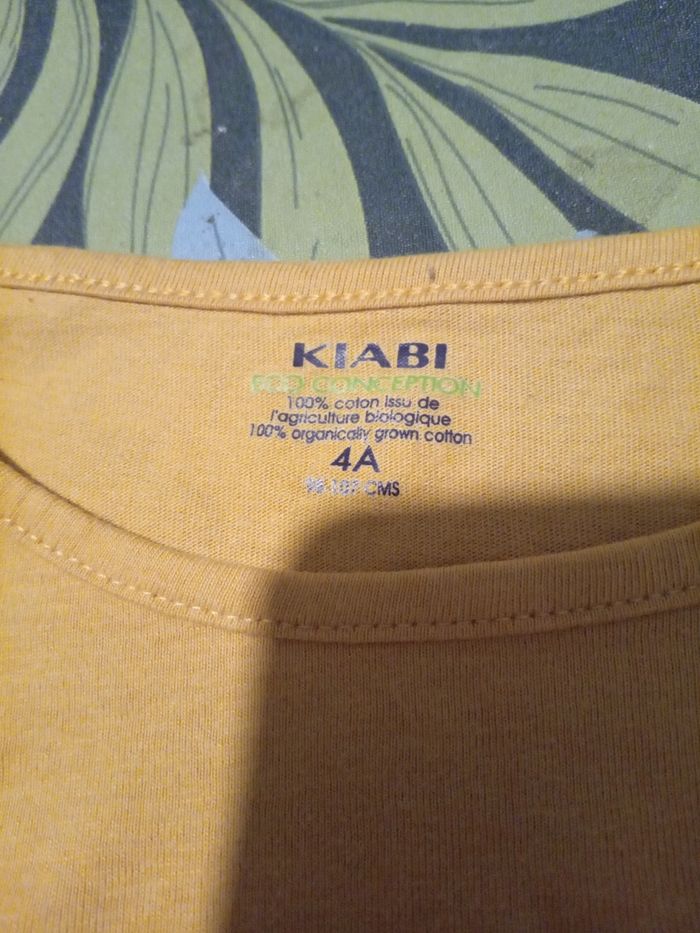 T-shirt manches longues KIABI - Taille 4 ans - photo numéro 2