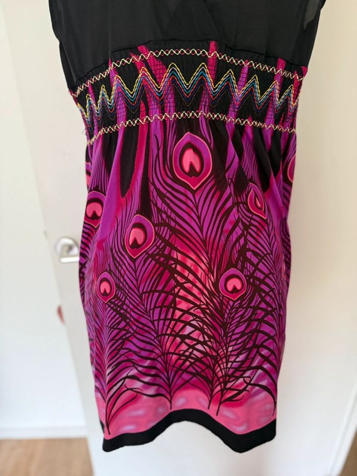 Robe courte fushia et noire Bodyboard - photo numéro 6