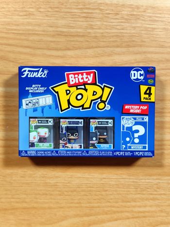 Boîte 4 Funko Bitty Pop! - DC Comics - Batman, Batgirl & Joker