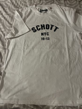 T-shirt Schott XXL Blanc