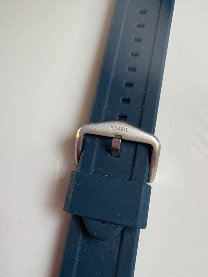 Bracelet de montre Fossil bleu plastique - photo numéro 5