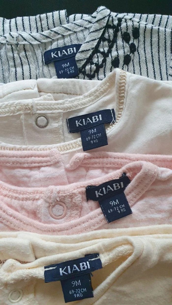 Lot de 4 tee-shirts manches longues 9 mois - photo numéro 7