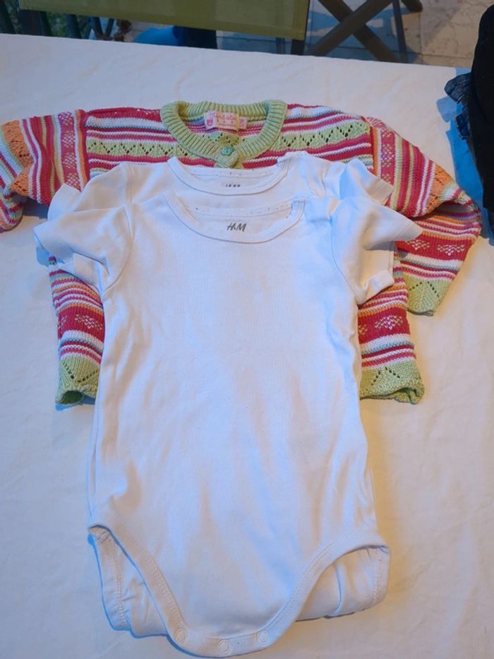 Super Lot vêtements bébé fille 12 mois - 20 pièces - photo numéro 7