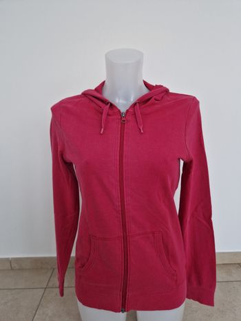 Sweat à capuche rouge Mim