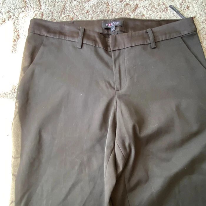 Très joli pantalon noir satiné Morgan taille 40 - photo numéro 13