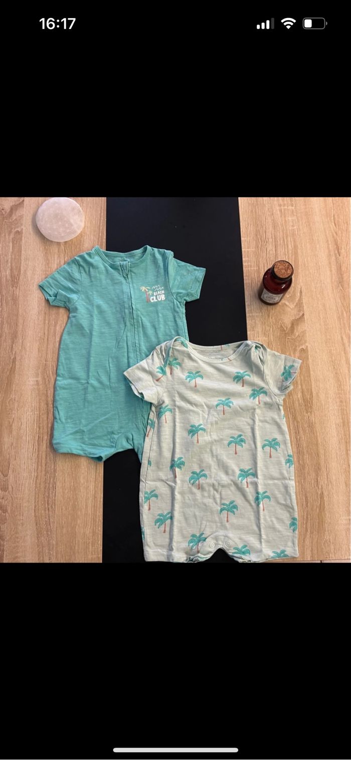 Lot de 2 pyjamas été 12 mois
