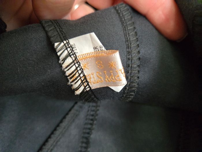 Jupe simili cuir patineuse noir - photo numéro 5