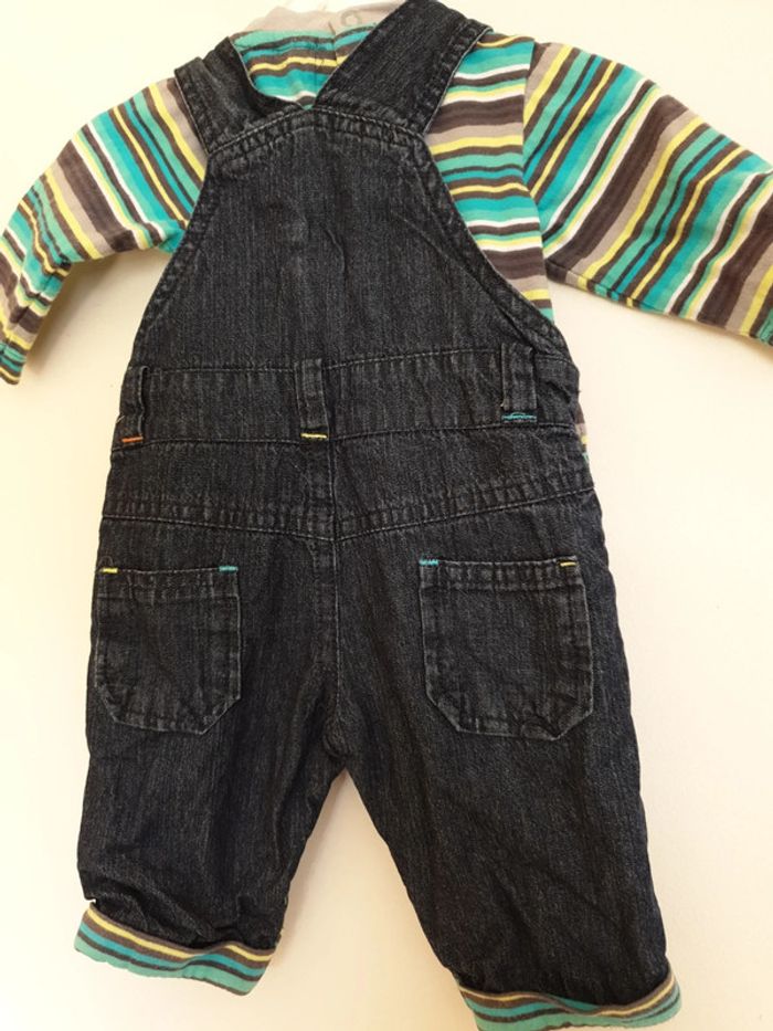 Ensemble salopette 1 mois Orchestra - photo numéro 5