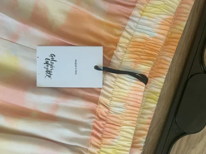 Galeries Lafayette, pantalon évasé été fluide imprimer multicolore - photo numéro 3