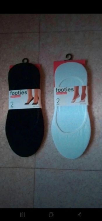 Lot de chaussettes à basket Footies taille unique 👻