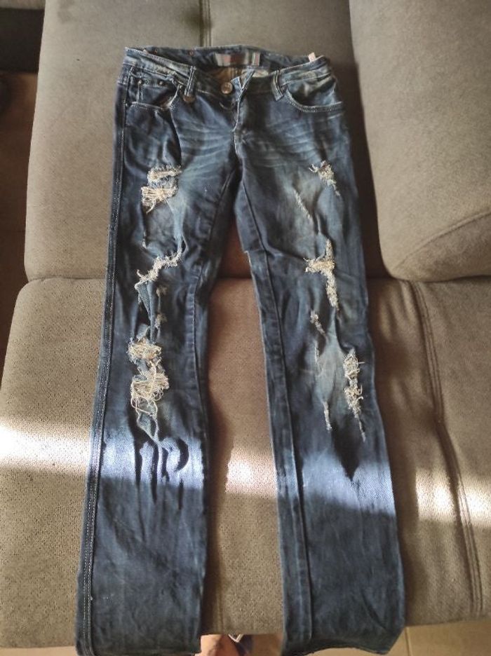 Jeans taille basse